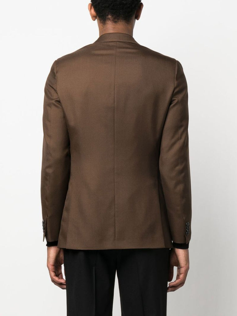 Brown Amalfi Single Breasted Blazer
