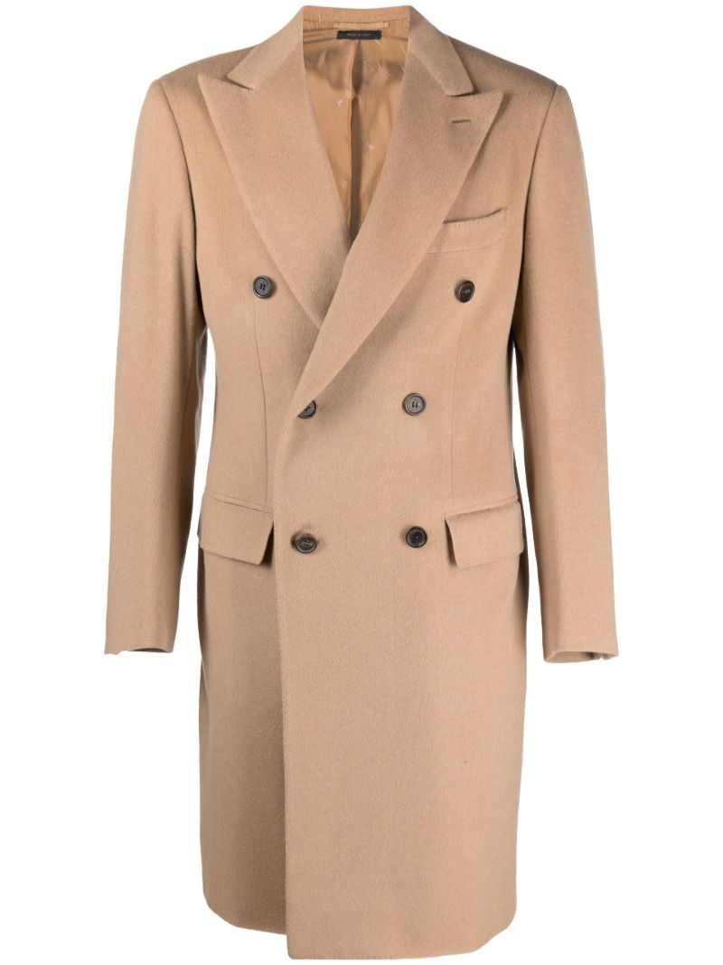Brown Brunico Double Breasted Coat