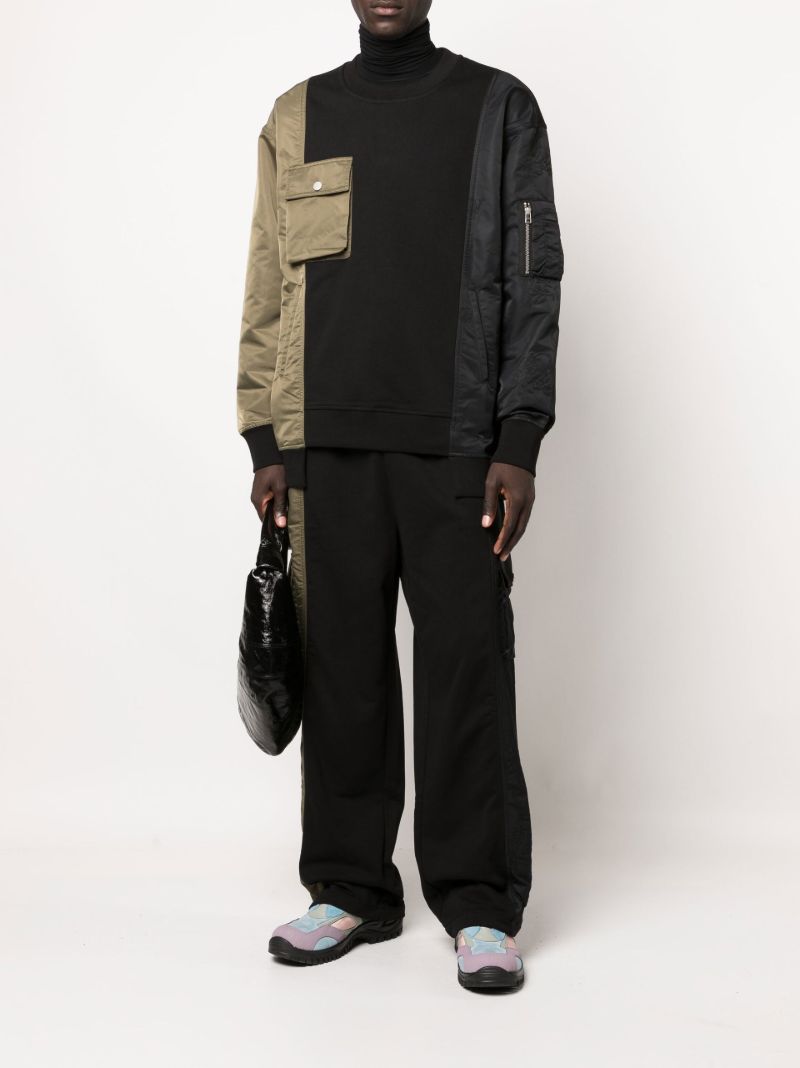 Black Phoenix Panelled Cotton Trousers