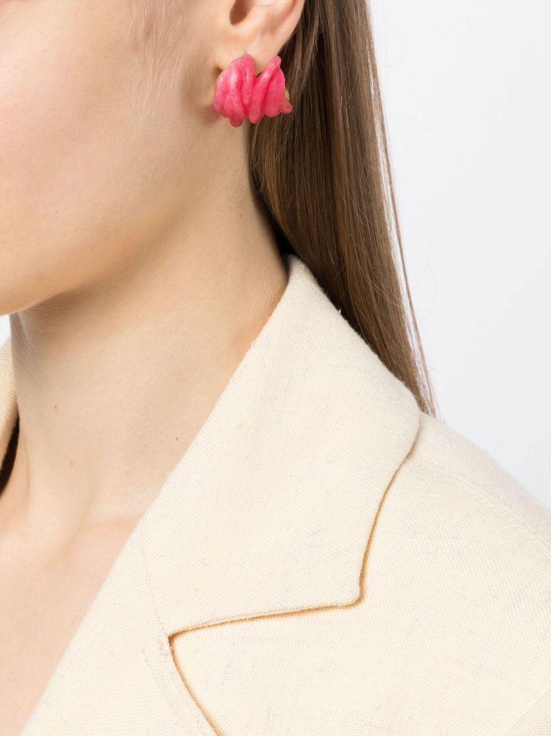 Gold Vermeil Clash Hoop Earrings