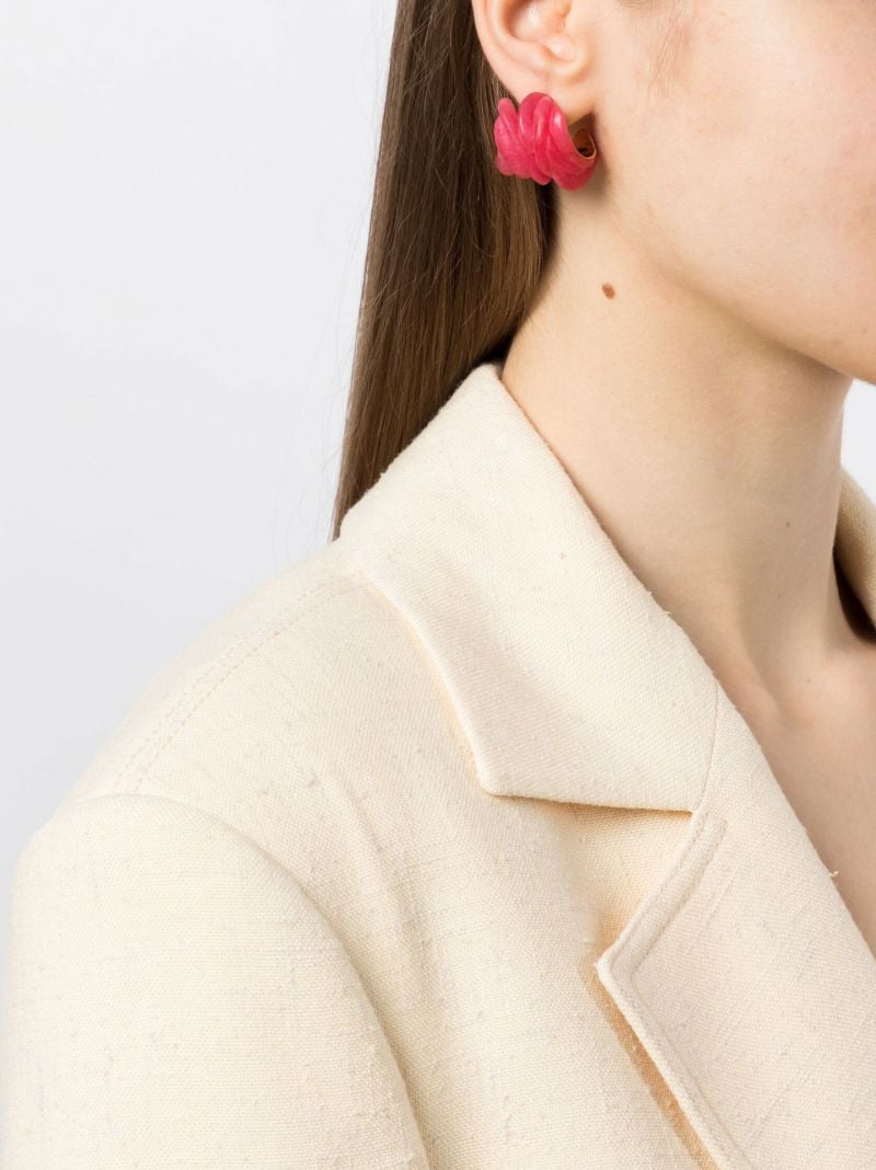 Gold Vermeil Clash Hoop Earrings