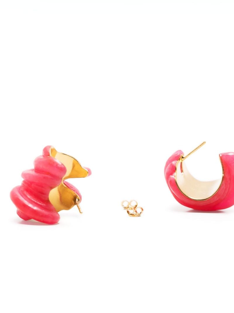 Gold Vermeil Clash Hoop Earrings