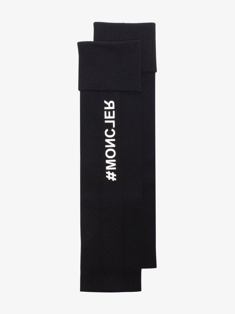 Black Logo Leg Warmers