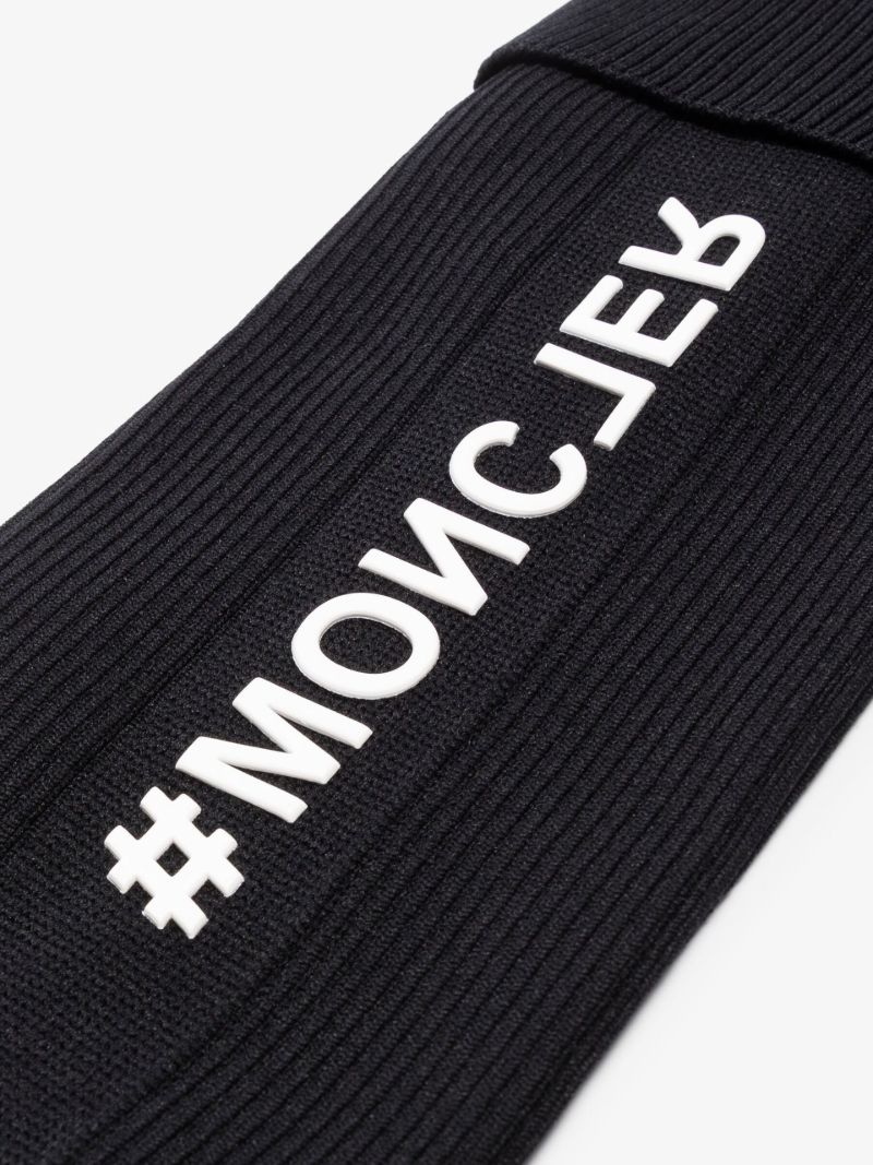 Black Logo Leg Warmers