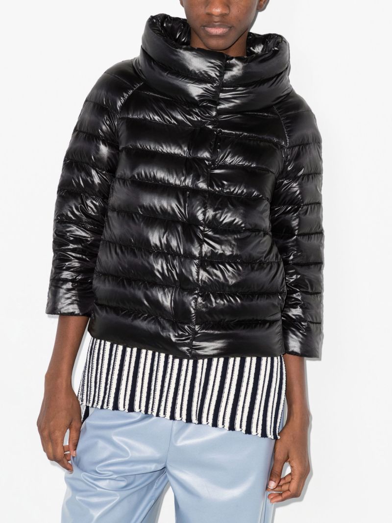 Black Sofia Ultralight Puffer Jacket