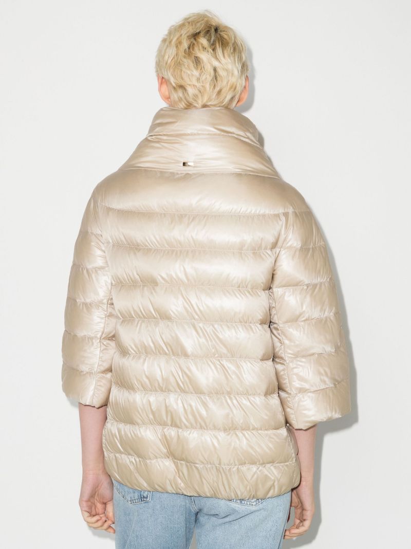 Neutral High-neck Puffer Jacket