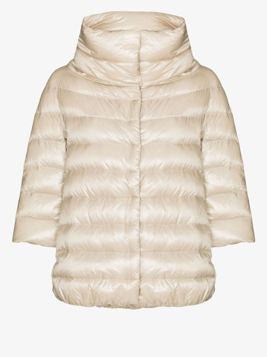 Neutral High-neck Puffer Jacket