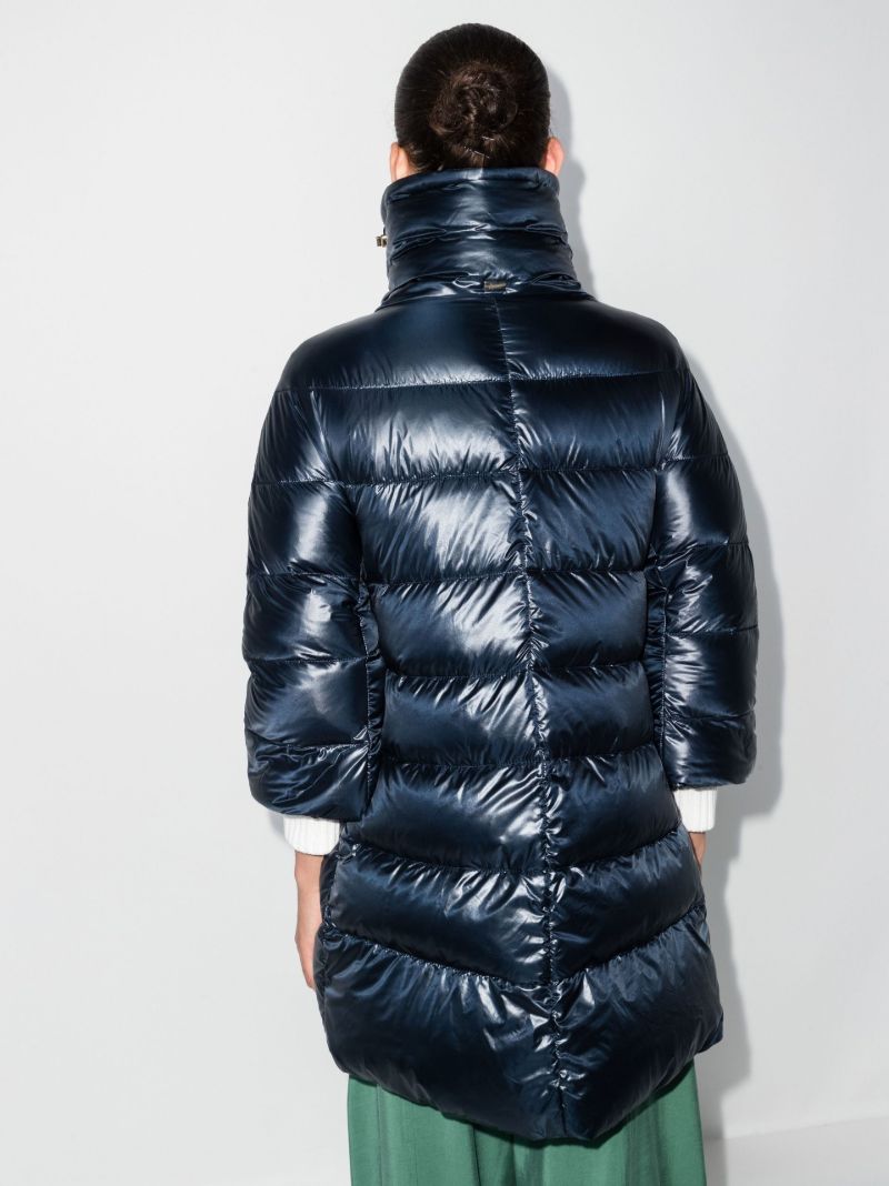 Blue Cleofe Cropped Sleeve Jacket