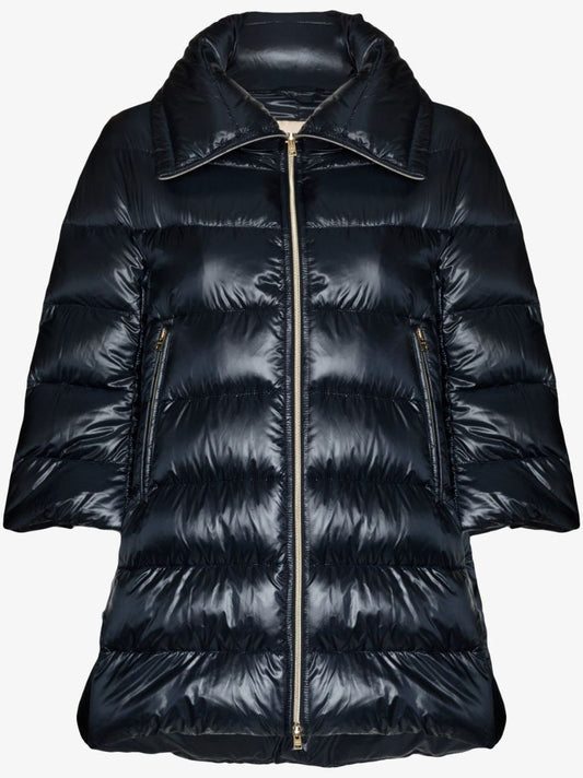 Blue Cleofe Cropped Sleeve Jacket