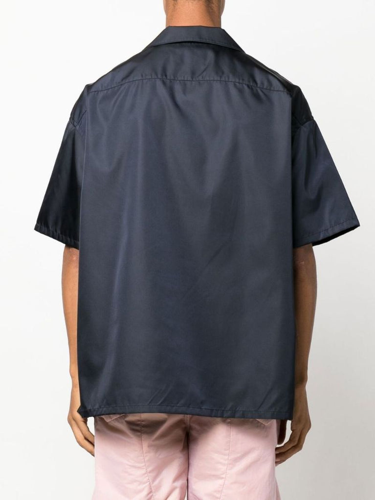 Blue Triangle Logo Short Sleeve Shirt