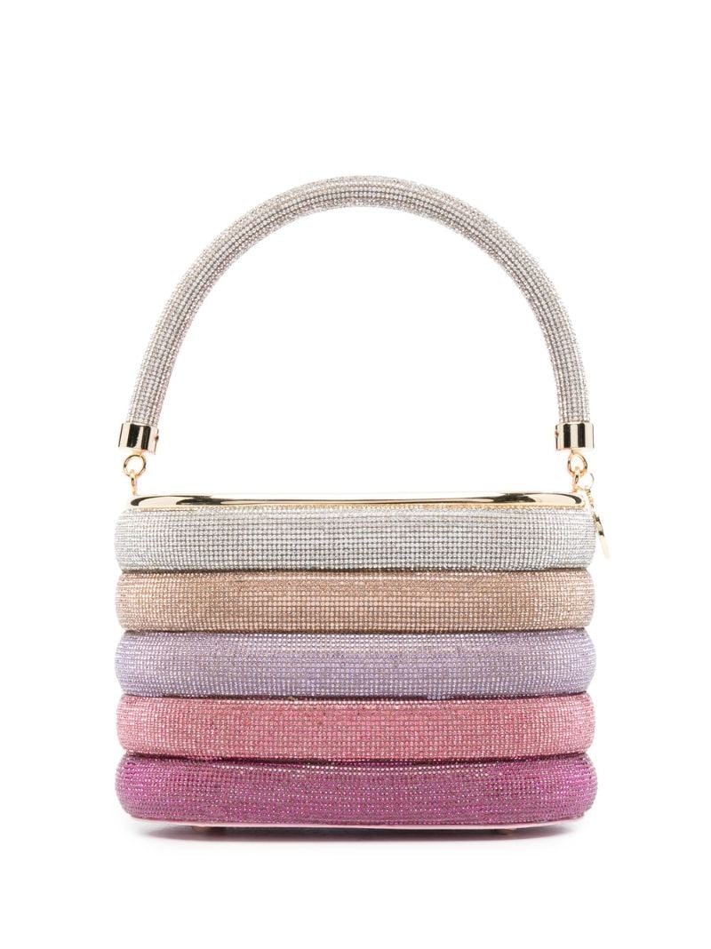 Pink Holli Favilla Crystal-embellished Bag