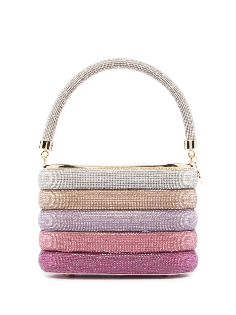 Pink Holli Favilla Crystal-embellished Bag