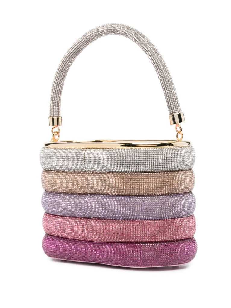 Pink Holli Favilla Crystal-embellished Bag