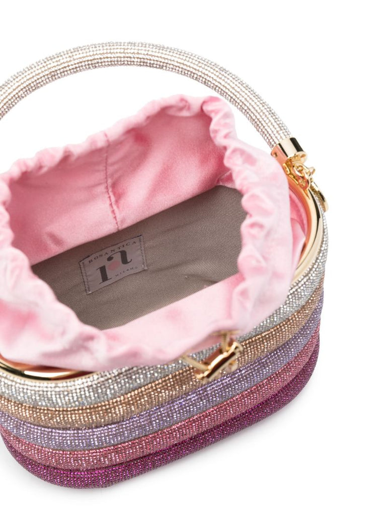 Pink Holli Favilla Crystal-embellished Bag