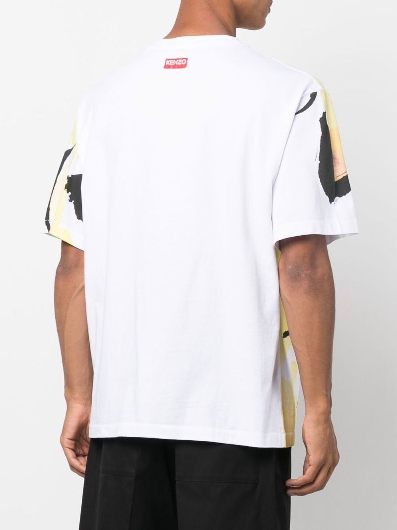 White Akae Smiling Tiger T-shirt