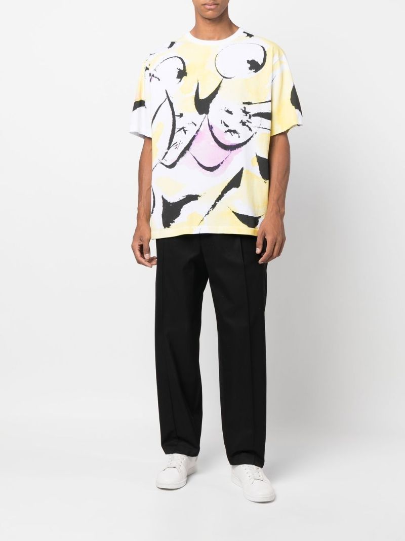White Akae Smiling Tiger T-shirt