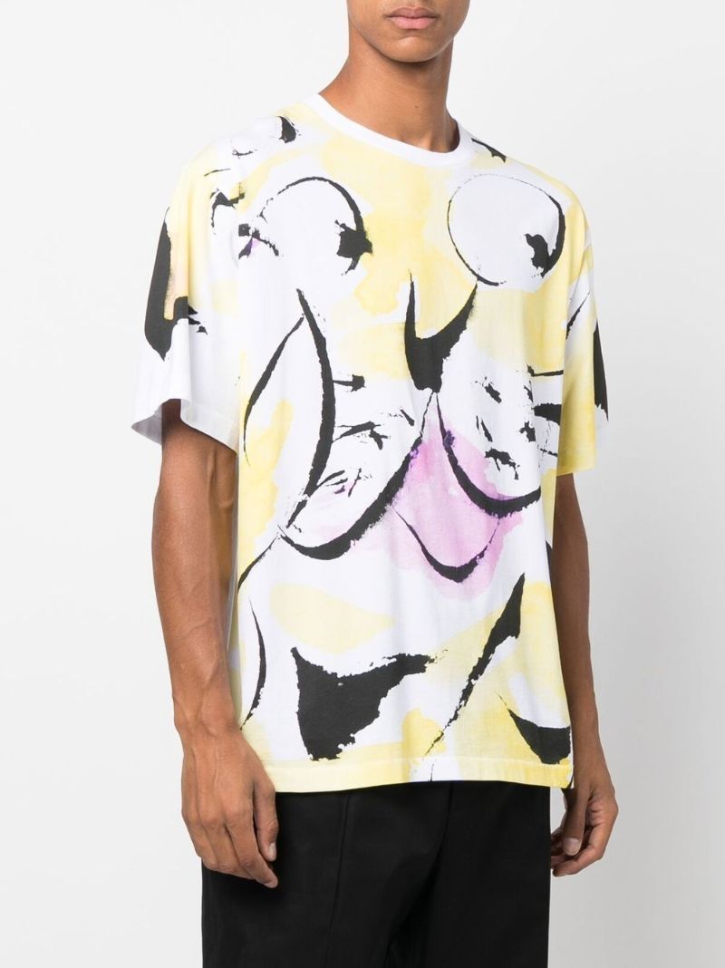 White Akae Smiling Tiger T-shirt