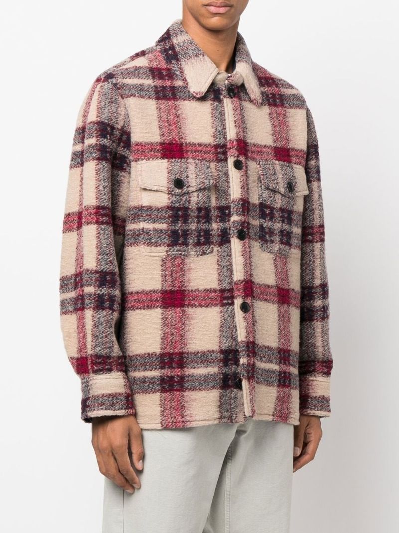 Neutral Kevront Check Shirt Jacket