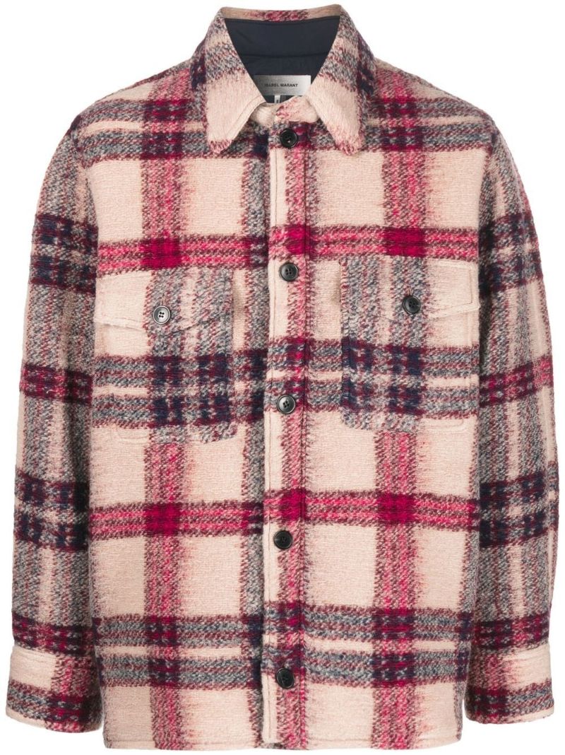 Neutral Kevront Check Shirt Jacket