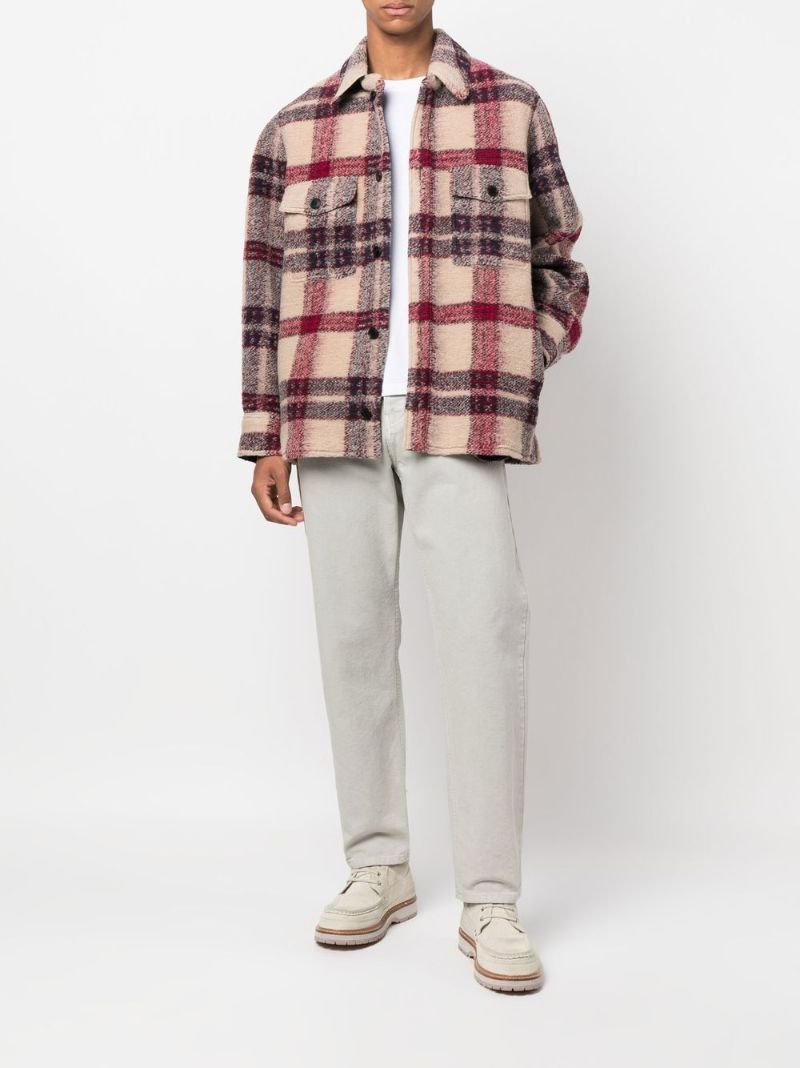 Neutral Kevront Check Shirt Jacket