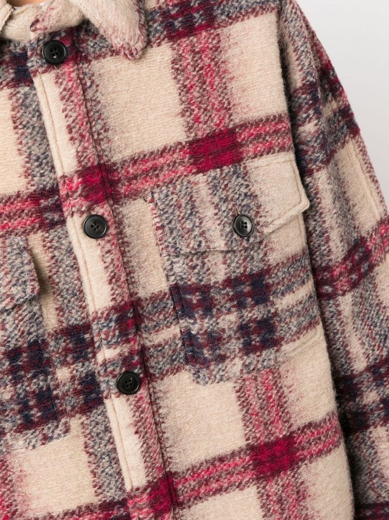 Neutral Kevront Check Shirt Jacket