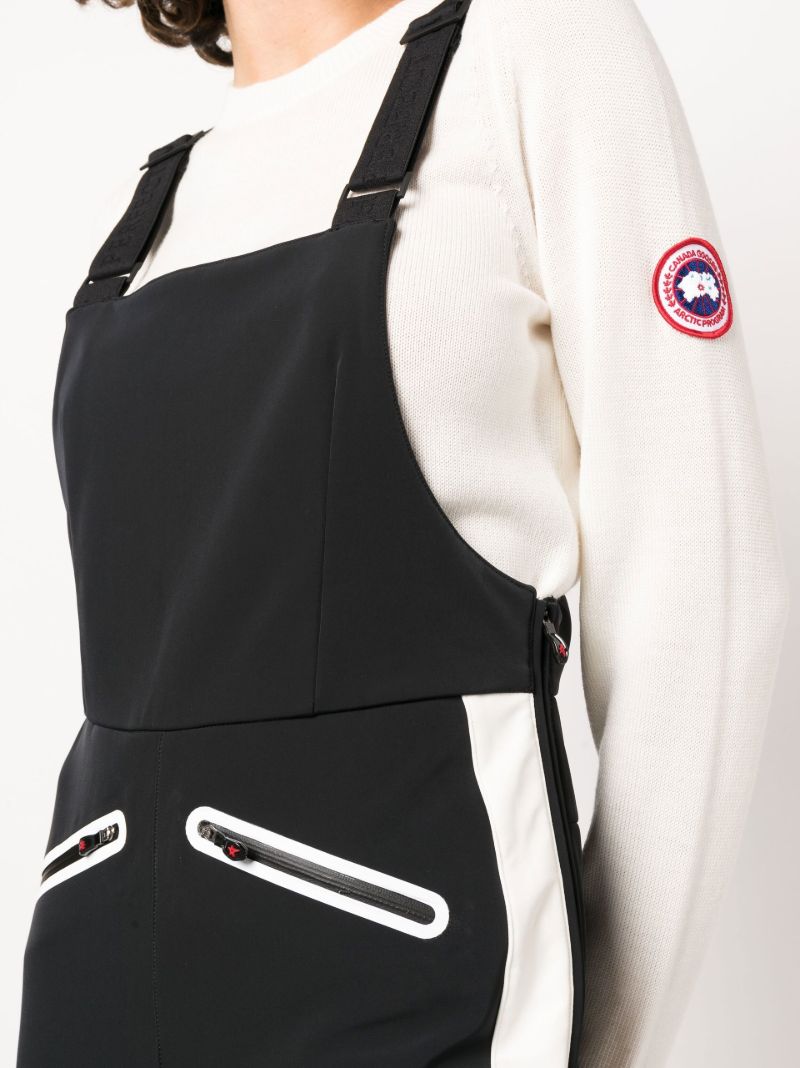 Black Panelled Ski Jumpsuit