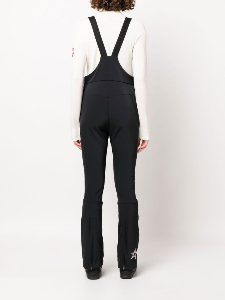 Black Panelled Ski Jumpsuit
