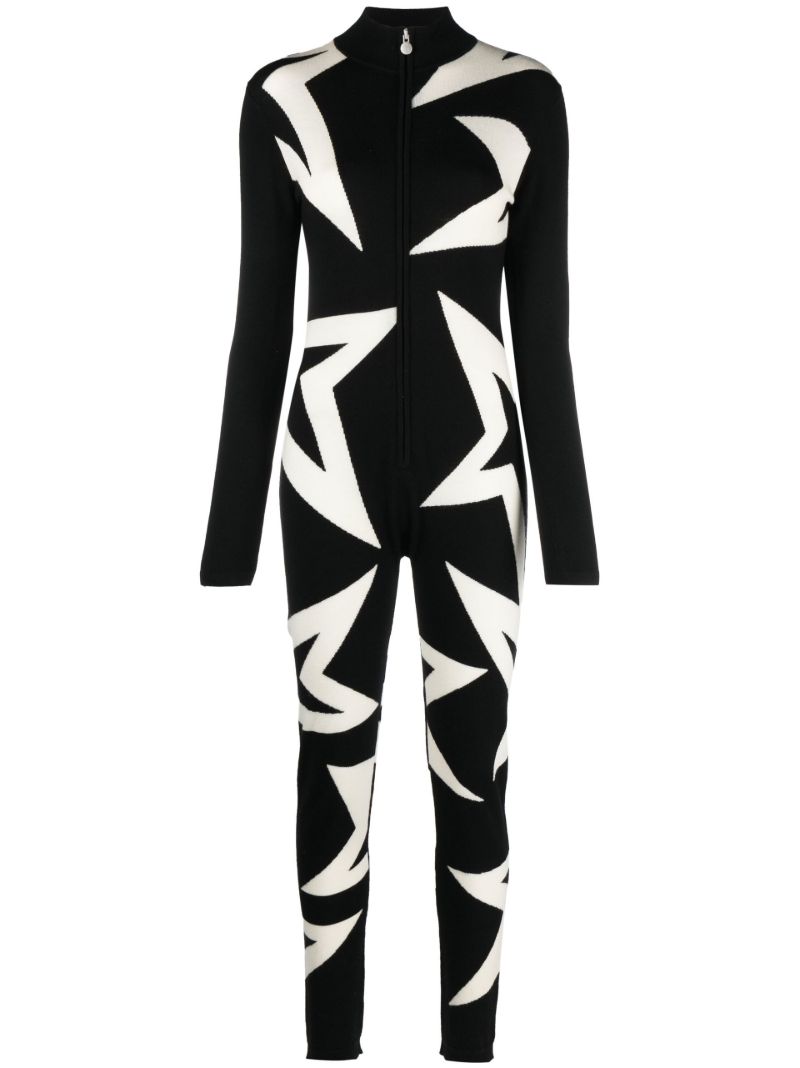 Black Star Merino Wool Jumpsuit