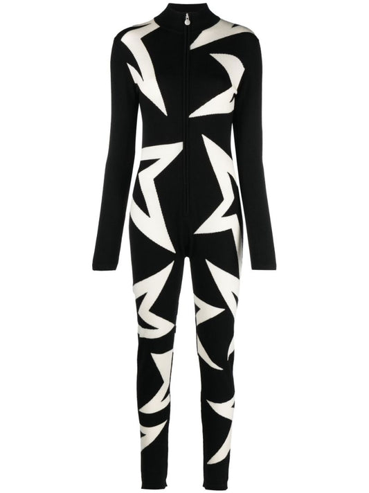 Black Star Merino Wool Jumpsuit