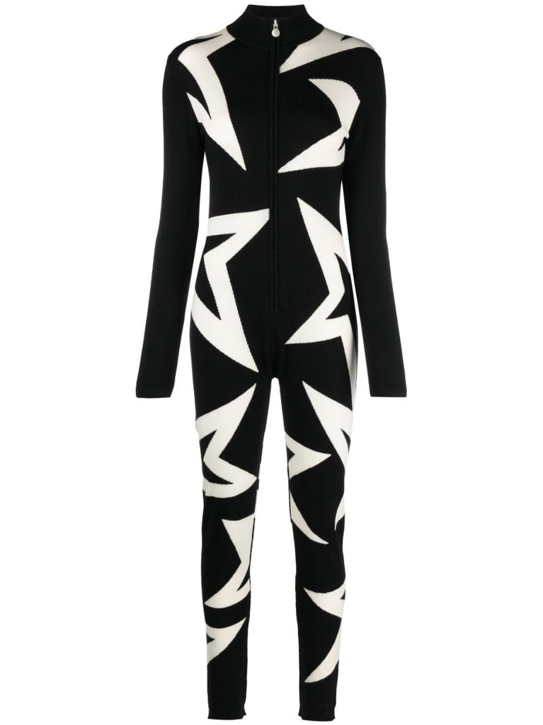 Black Star Merino Wool Jumpsuit