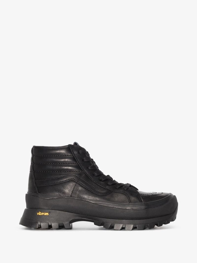 Black Sk8-hi Vibram Lx Leather Sneakers