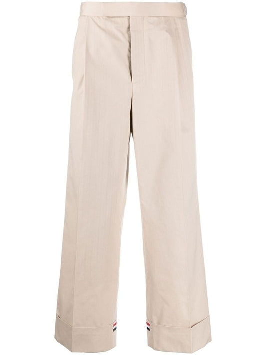 Neutral Rwb Stripe Tailored Trousers