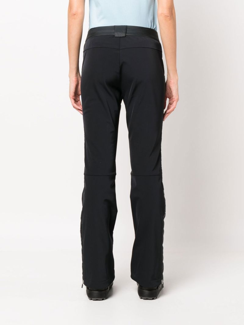 Black Padded Straight-leg Ski Trousers