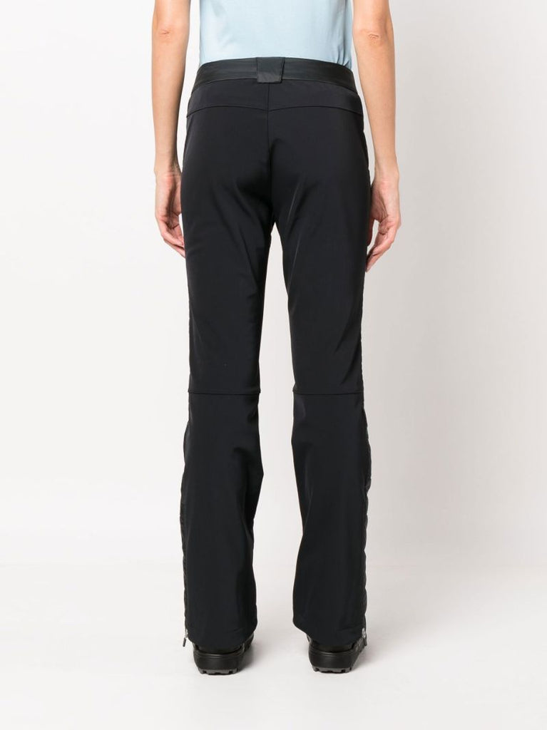 Black Padded Straight-leg Ski Trousers