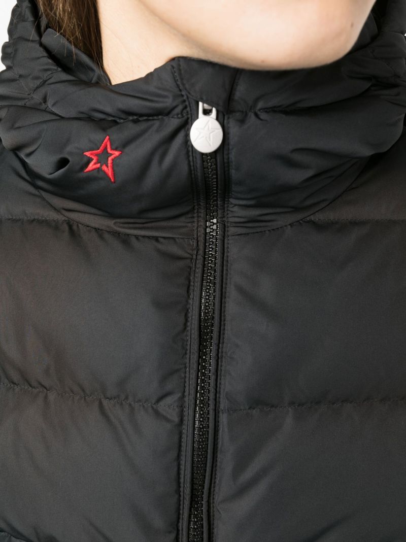 Black Polar Flare Down Ski Jacket