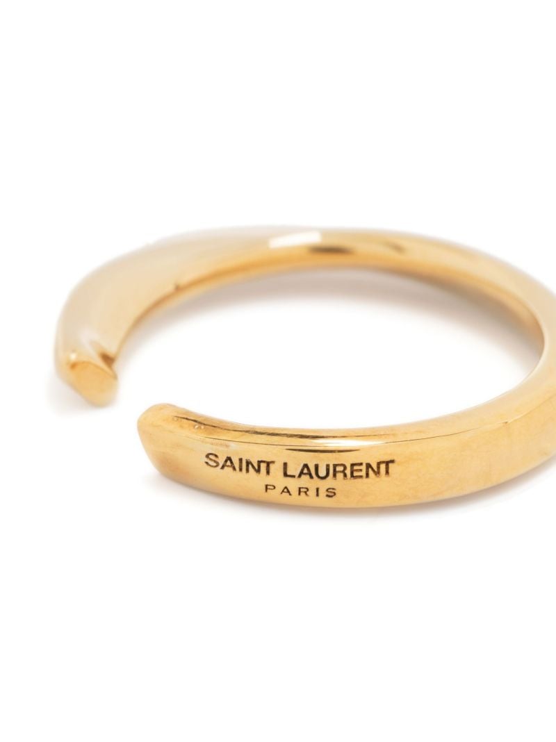Gold-tone Minimal Twist Huggie Earring