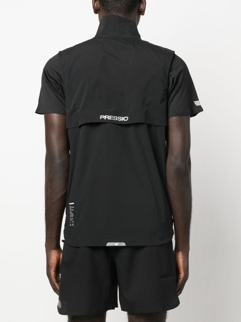 Black Ecolite Run Gilet