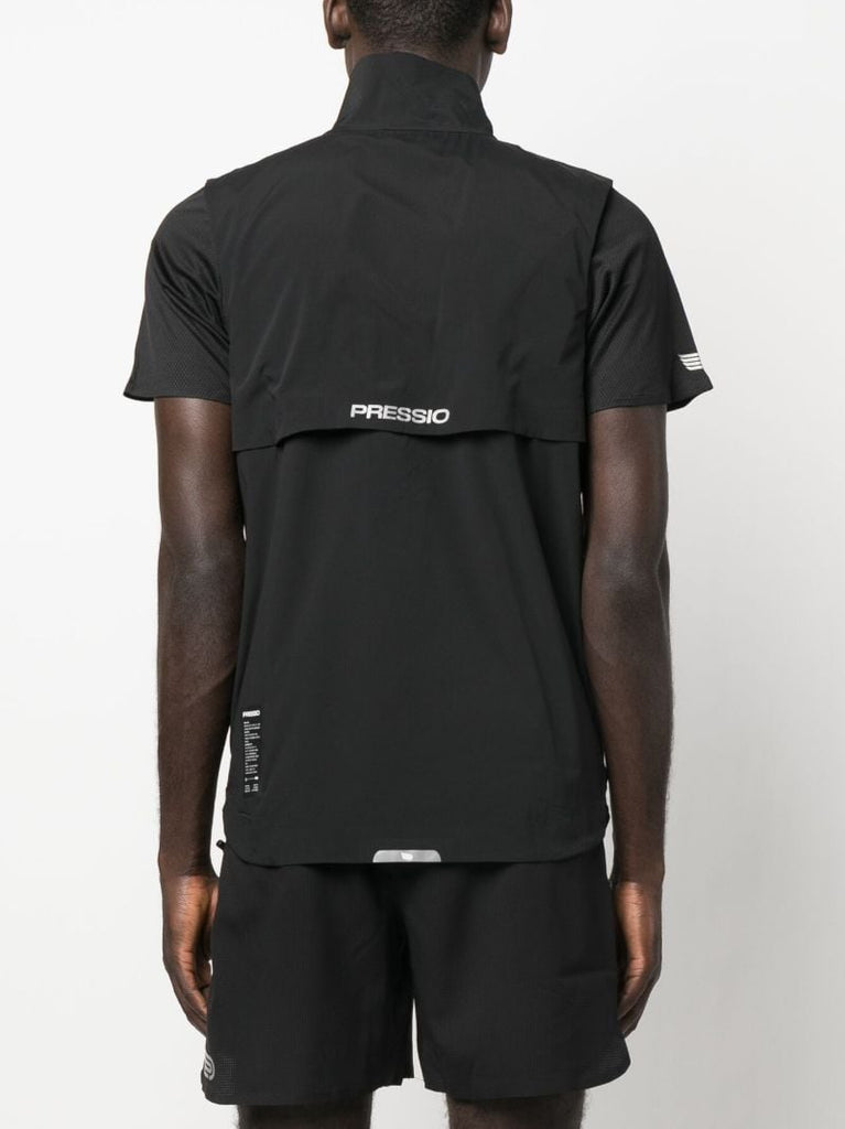 Black Ecolite Run Gilet