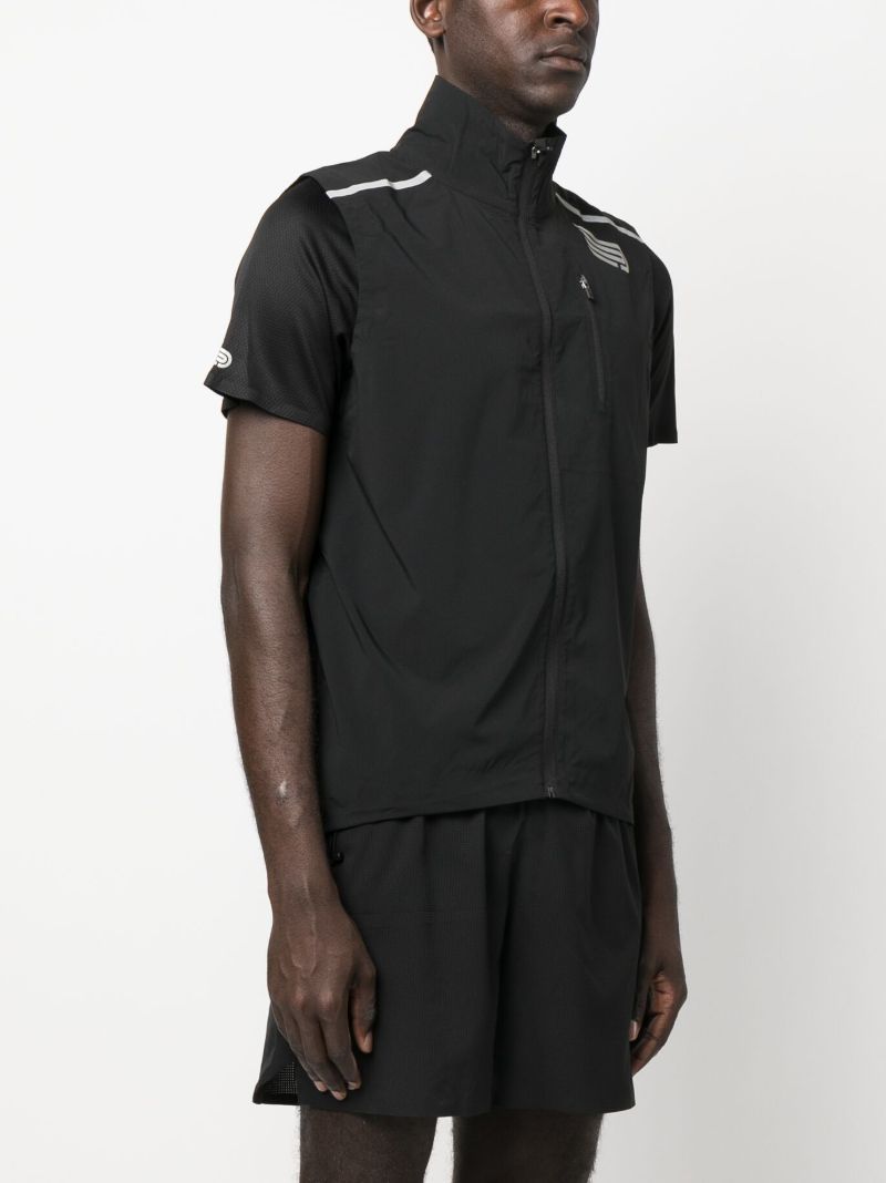 Black Ecolite Run Gilet