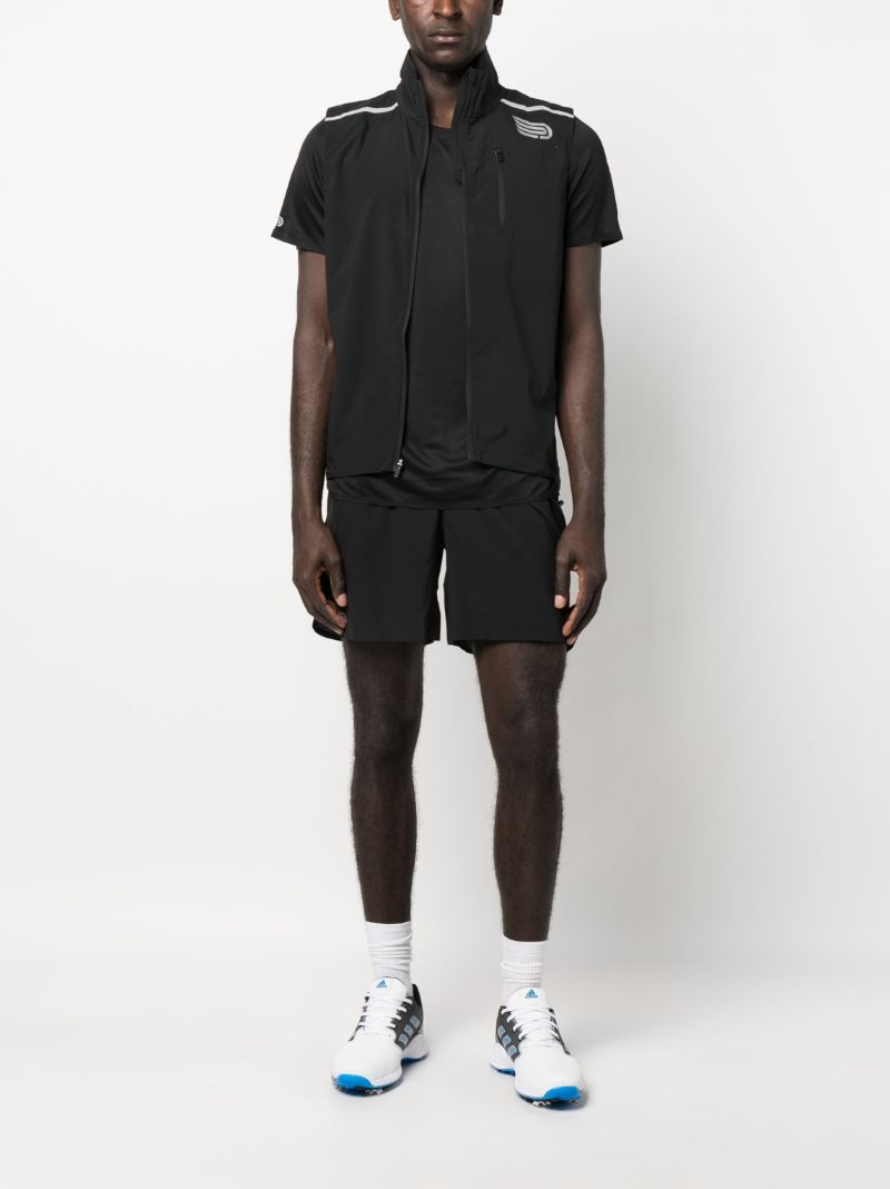 Black Ecolite Run Gilet