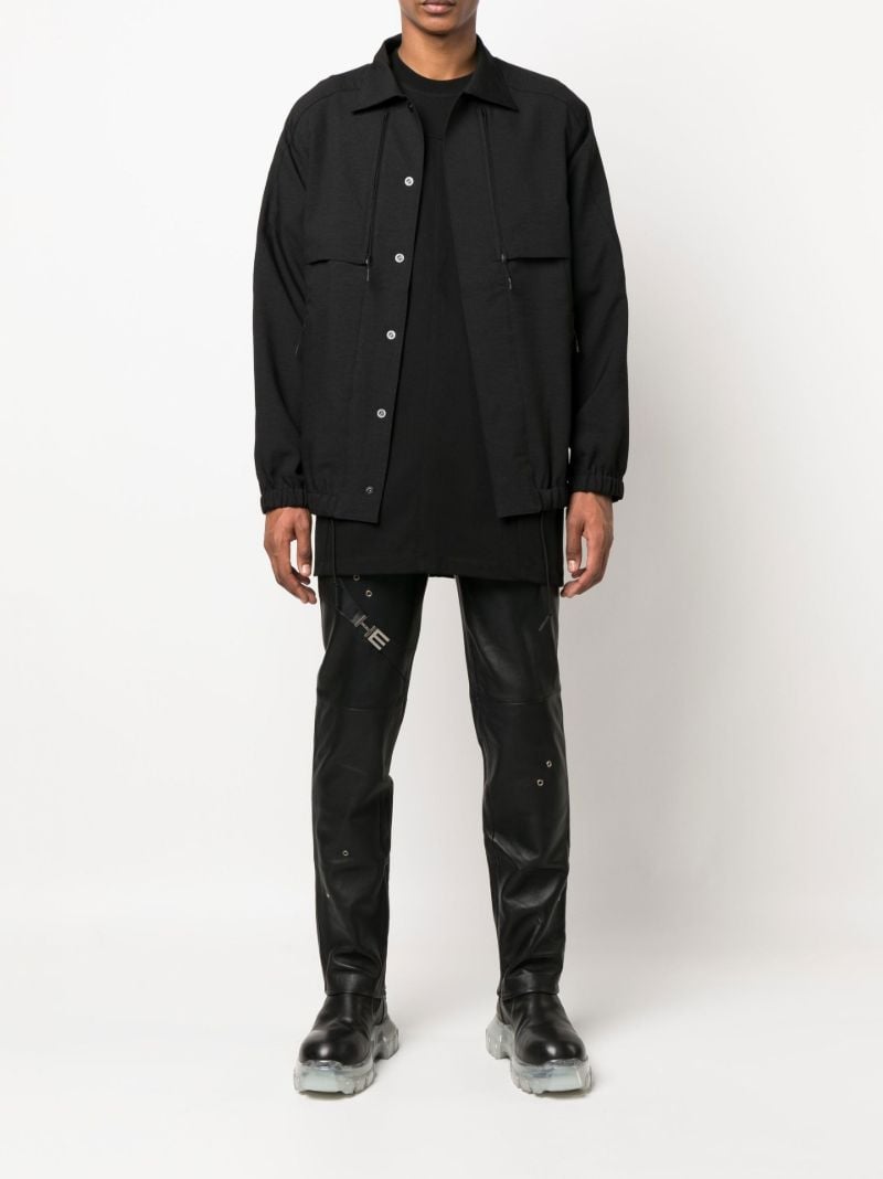 Black Secluse Leather Trousers