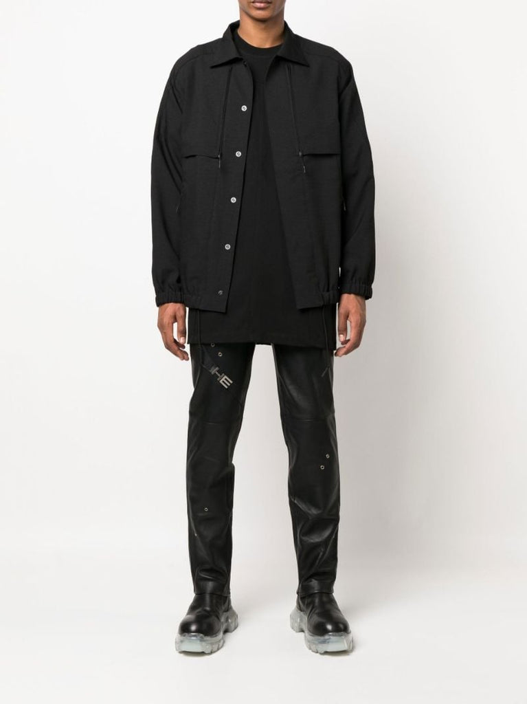 Black Secluse Leather Trousers