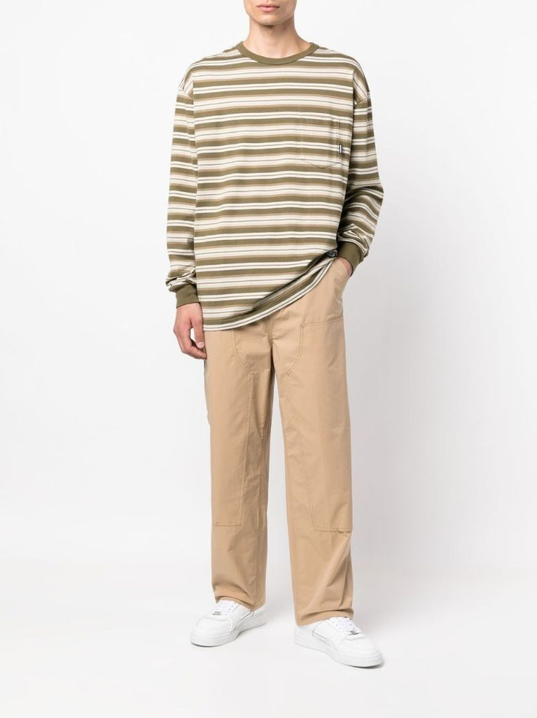 Neutral Montana Straight-leg Trousers