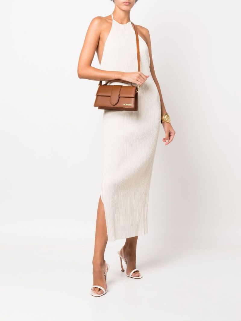Brown Le Grand Bambino Leather Cross Body Bag