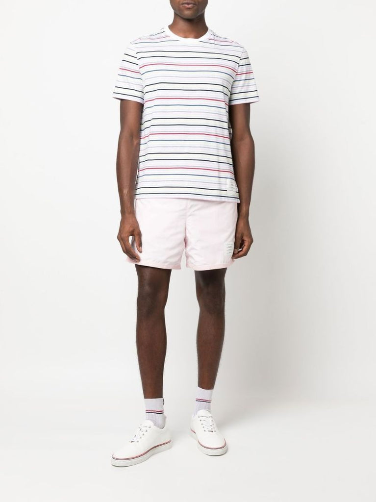 Multicoloured Stripe Cotton T-shirt