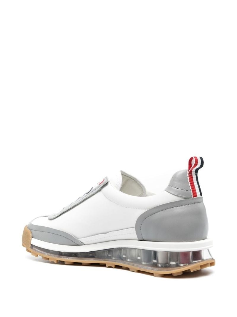 Grey and Whitetech Runner Sneakers