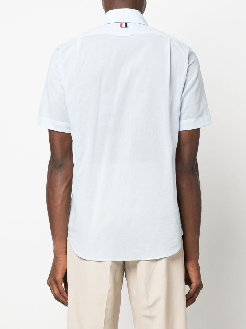 Blue Logo Tag Short Sleeve Shirt