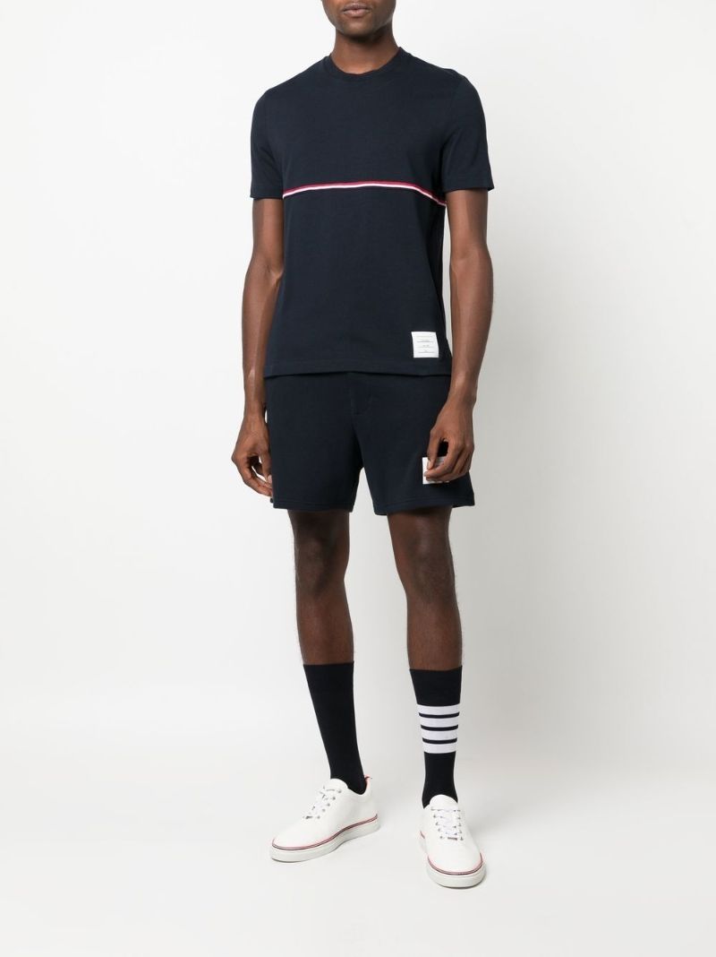 Blue Rwb Stripe Cotton T-shirt