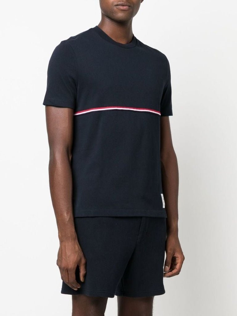Blue Rwb Stripe Cotton T-shirt