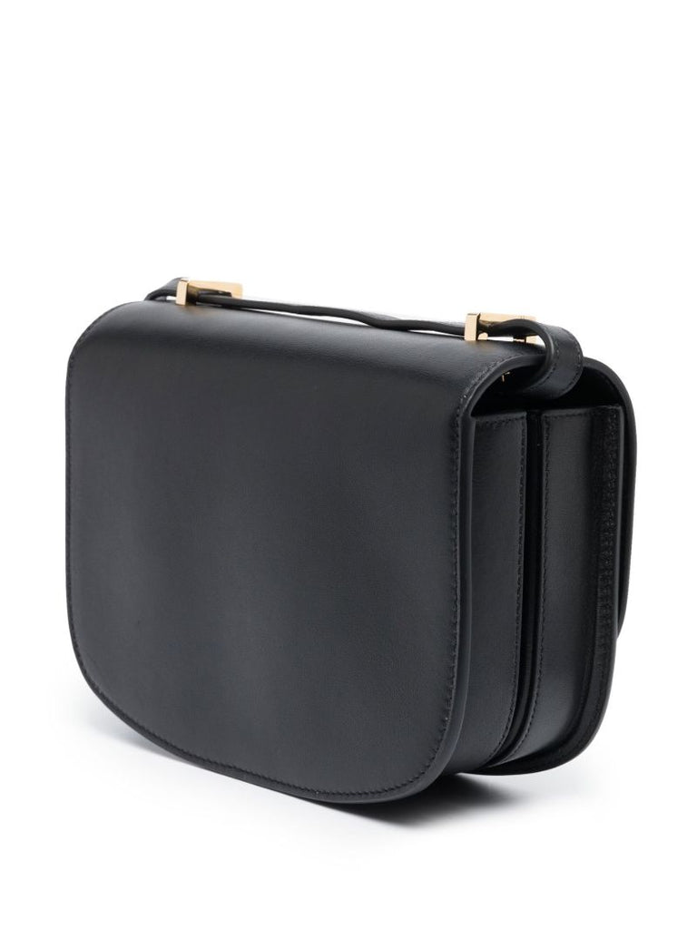 Black Tondo 22 Leather Shoulder Bag